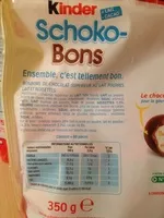 Mängden socker i Schoko-Bons