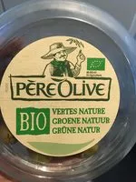 Mängden socker i Olives bio vertes dénoyautées Père Olive