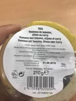 Mängden socker i Trio hummus