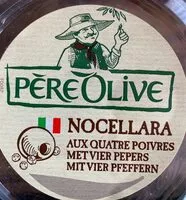 Mängden socker i Père Olive Nocellara aux poivres