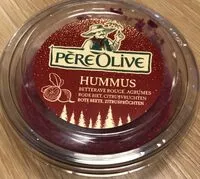 Mängden socker i Hummus betterave rouge, agrumes