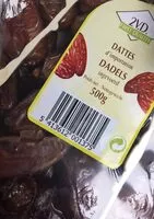 Mängden socker i Dattes