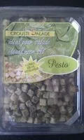 Mängden socker i Croutons Salade - Pesto,