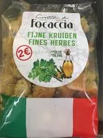 Mängden socker i Croutons Focaccia Fines Herbes