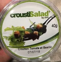 Mängden socker i Croûtons tomate basilic CroustiSalad' by 2VD