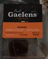 Mängden socker i Javanais artisanal