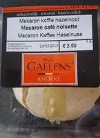 Mängden socker i Macaron café noisette