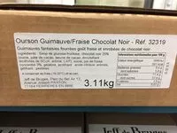 Mängden socker i Ourson Guimauve / Fraise Chocolat Noir