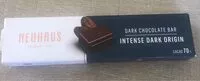 Mängden socker i Intense dark origin