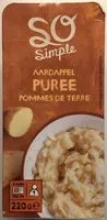 Mängden socker i Purée de pommes de terre