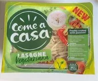 Mängden socker i Lasagne vegetariana