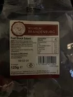 Mängden socker i Fuet Snack Salami