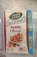 Mängden socker i Penne chorizo