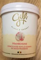 Mängden socker i Glace Framboisine