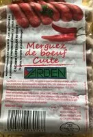 Mängden socker i Merguez de boeuf cuite