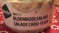 Mängden socker i Salade chou-fleur
