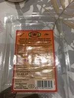 Mängden socker i Salami de dinde avec viande de boeuf