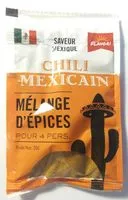 Mängden socker i Mélange d'épices Chili Mexicain