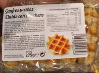 Mängden socker i Gaufres sucrées
