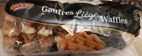 Mängden socker i Gaufres liege waffles