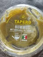 Mängden socker i Tapero hummus à l'avocat