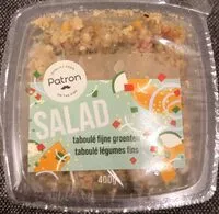 Mängden socker i Taboulé aux légumes fins