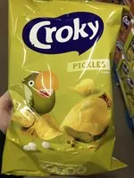 Mängden socker i Croky Chips Pickles 100G