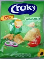 Mängden socker i CROKY Chips Bolognese