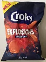 Mängden socker i Croky EXPLOSIONS Sweet Chili