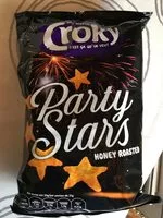 Mängden socker i Croky Partystars Honey Roasted
