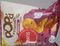 Mängden socker i Pop'd potatoes barbecue flavour