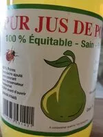 Mängden socker i Pur jus de poire