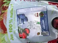 Mängden socker i Jus pomme-myrtilles LECLERC