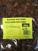 Mängden socker i Raisins