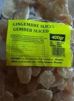 Mängden socker i Gingembre slices