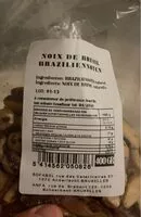 Mängden socker i Noix de bresil