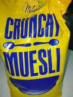 Mängden socker i Crunchy muesli