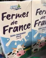 Mängden socker i Lait demi-écrémé