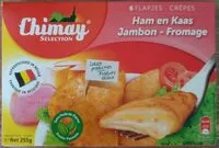 Mängden socker i Crêpes jambon fromage