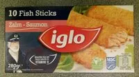 Mängden socker i 10 Fish Sticks au Saumon