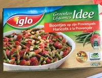 Mängden socker i Iglo Haricots à La Provencial