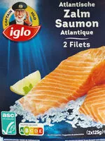 Mängden socker i Iglo Sea Fresh Suprême Atlantische Zalm