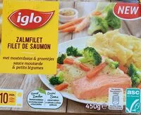 Mängden socker i Filet de saumon