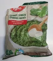 Mängden socker i Epinards hachés à la crème