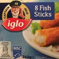 Mängden socker i Captain iglo