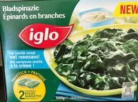 Mängden socker i Epinards en branches à la crème