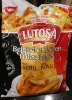 Mängden socker i Lutosa frites belges avec peau