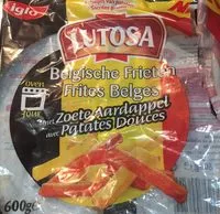 Mängden socker i Frites Belges avec patates douces