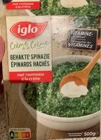 Mängden socker i Epinard a la creme