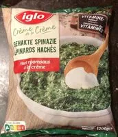 Mängden socker i Épinards a la crème